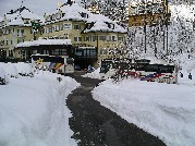 Výsuvný sloup DAKOTA ve Schwangau – Bavorské Alpy v zimě